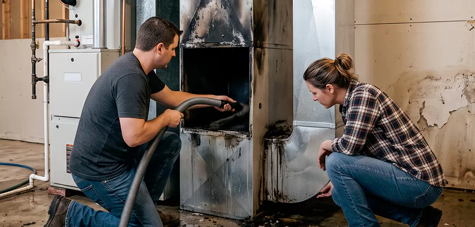 Fire and Flood Duct Restoration in Killeen, TX