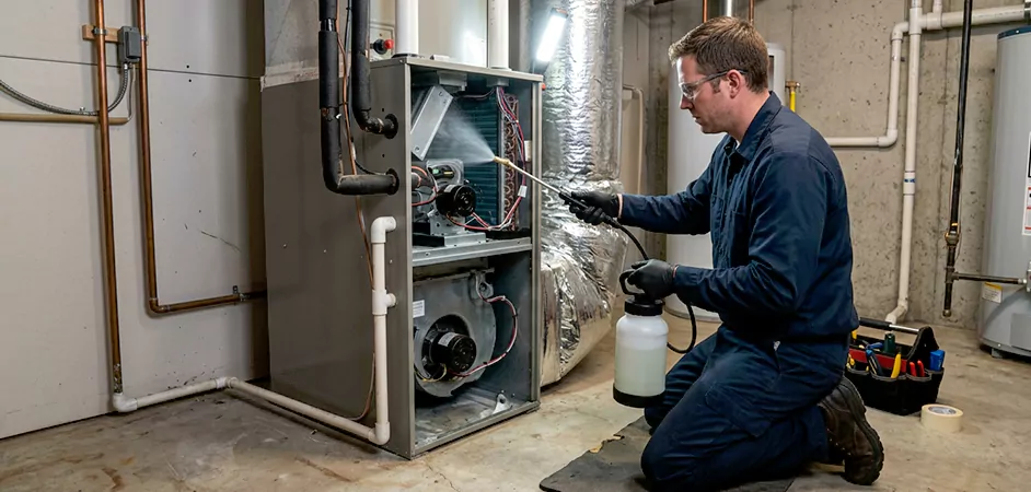 Air Handler Antimicrobial Treatment in Killeen