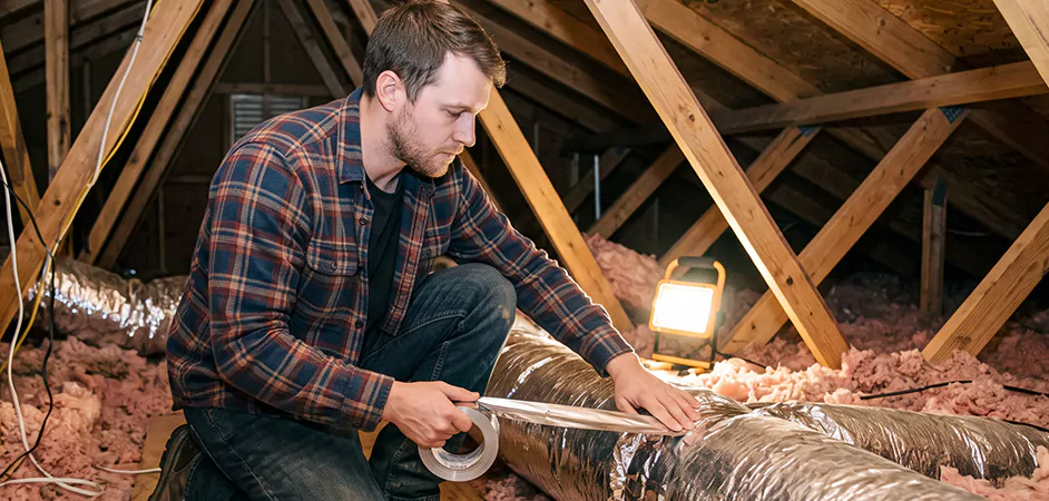 Attic Duct Sealing and Insulation in Killeen
