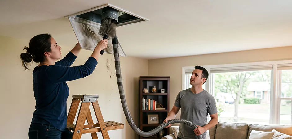 Roof and Wall Exhaust Cap Cleaning in Killeen