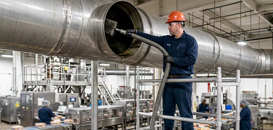 Food Processing Facility Duct Cleaning in Killeen